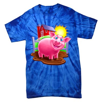 Smiling Pig Farm Tie-Dye T-Shirt