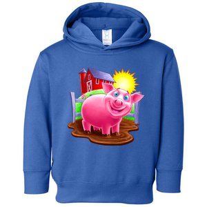 Smiling Pig Farm Toddler Hoodie