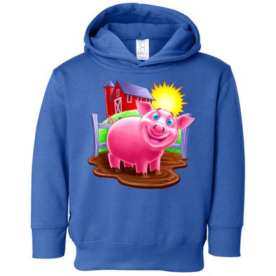 Smiling Pig Farm Toddler Hoodie