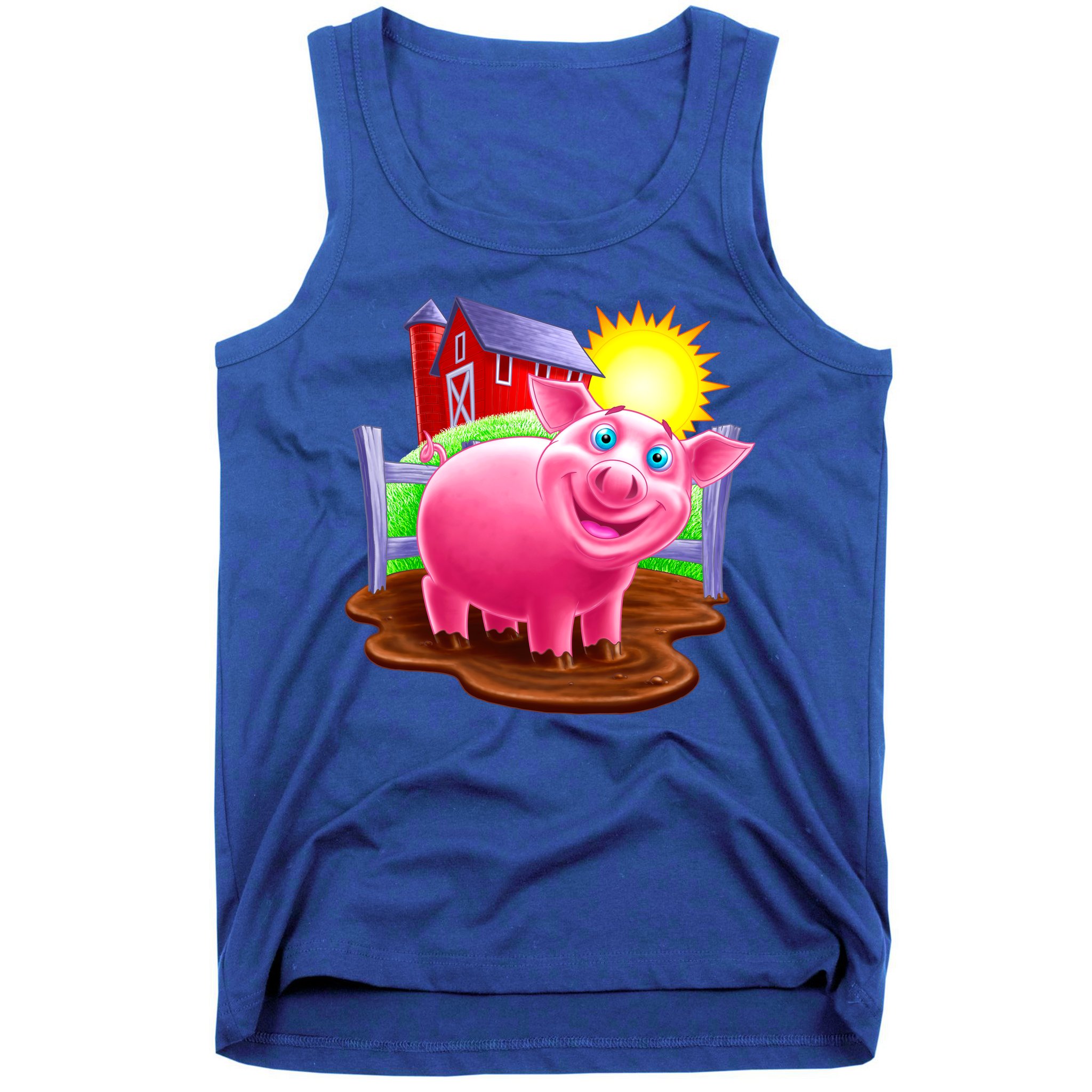 Smiling Pig Farm Tank Top