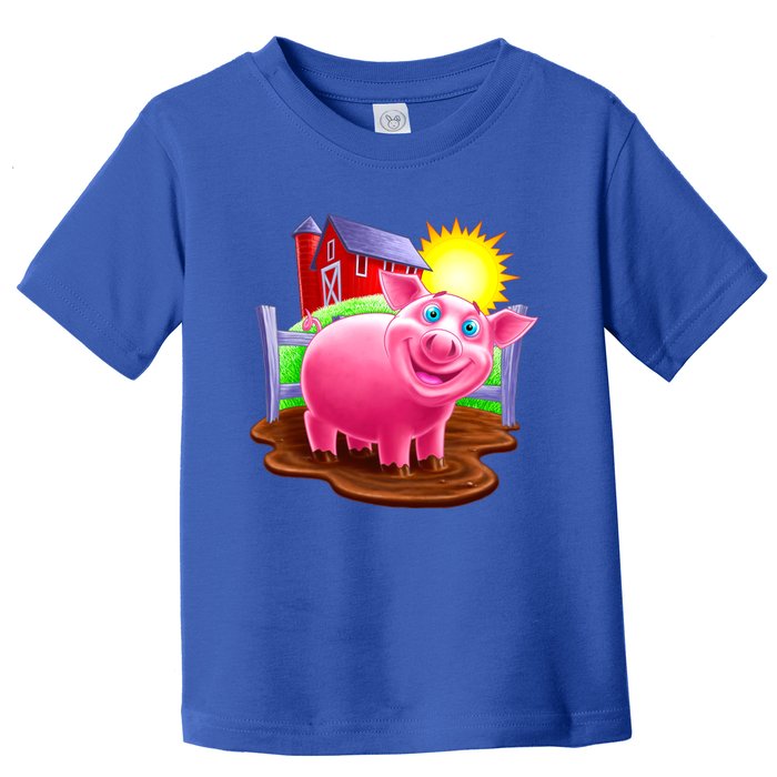 Smiling Pig Farm Toddler T-Shirt