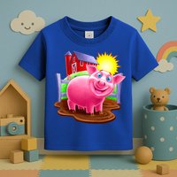 Smiling Pig Farm Toddler T-Shirt