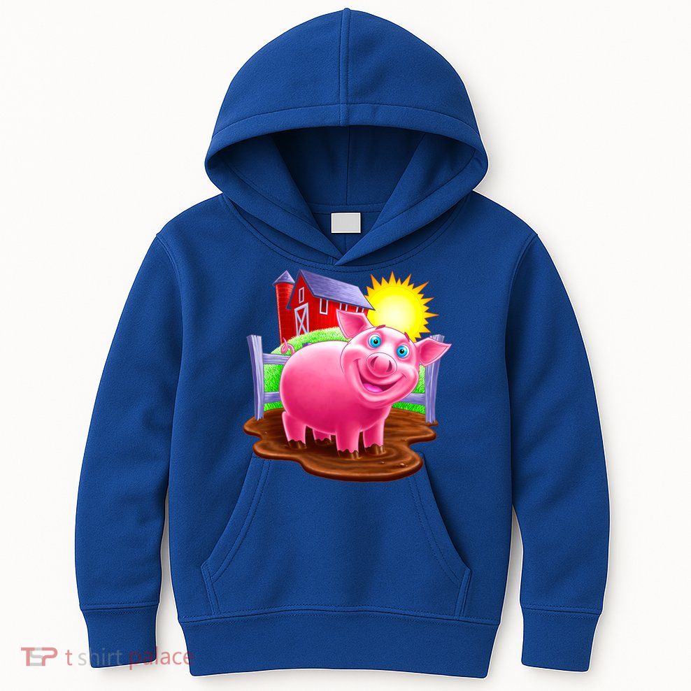 Smiling Pig Farm Kids Hoodie