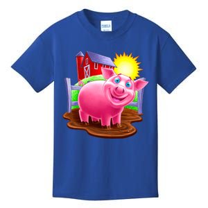 Smiling Pig Farm Kids T-Shirt