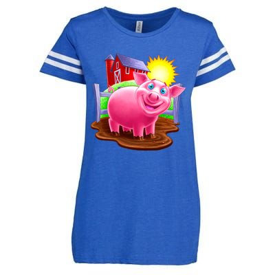 Smiling Pig Farm Enza Ladies Jersey Football T-Shirt