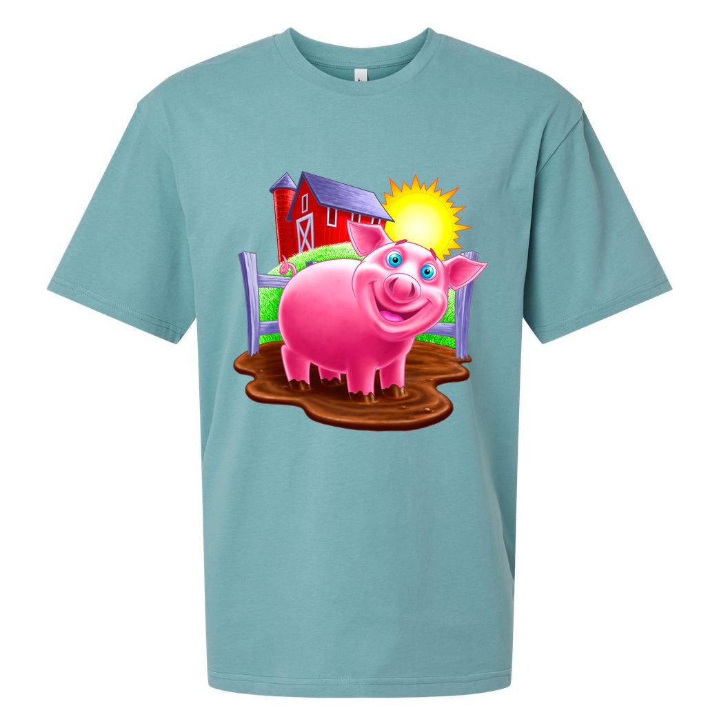 Smiling Pig Farm Sueded Cloud Jersey T-Shirt