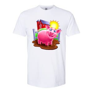 Smiling Pig Farm Softstyle CVC T-Shirt