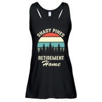 Shady Pines Funny Quote Retirement Day Party Home Ladies Essential Flowy Tank