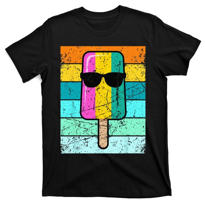 Summer Popsicle Funny Ice Cream Beach Pool Party T-Shirt