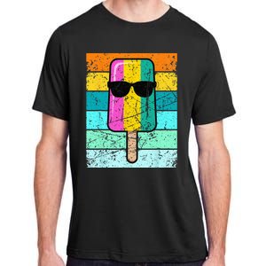 Summer Popsicle Funny Ice Cream Beach Pool Party Adult ChromaSoft Performance T-Shirt