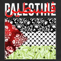 Support Palestine Flag Traditional Keffiyeh Floral Patterns Beanie