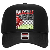 Support Palestine Flag Traditional Keffiyeh Floral Patterns Hat