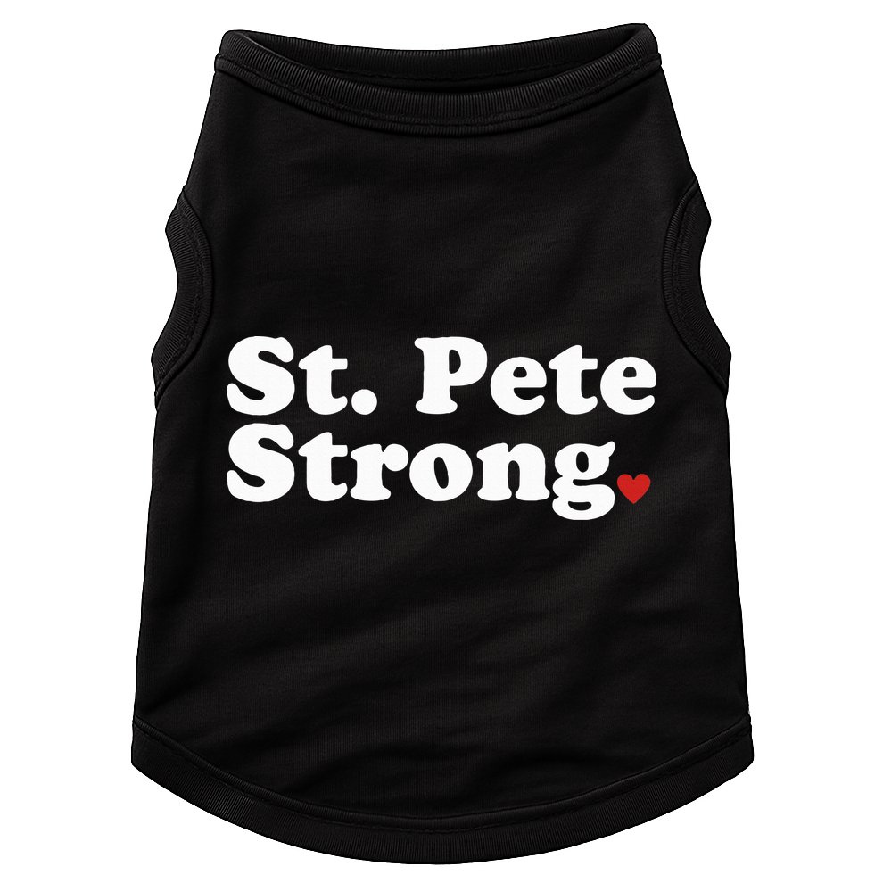 St. Petersburg Florida Trendy Strong Cute St. Pete Fl Doggie Tank