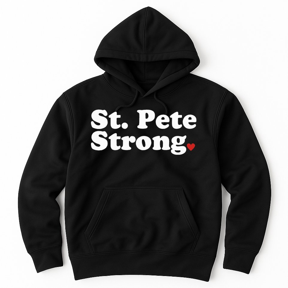 St. Petersburg Florida Trendy Strong Cute St. Pete Fl Hoodie