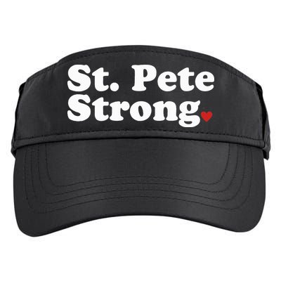 St. Petersburg Florida Trendy Strong Cute St. Pete Fl Adult Drive Performance Visor