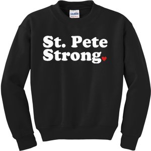 St. Petersburg Florida Trendy Strong Cute St. Pete Fl Kids Sweatshirt