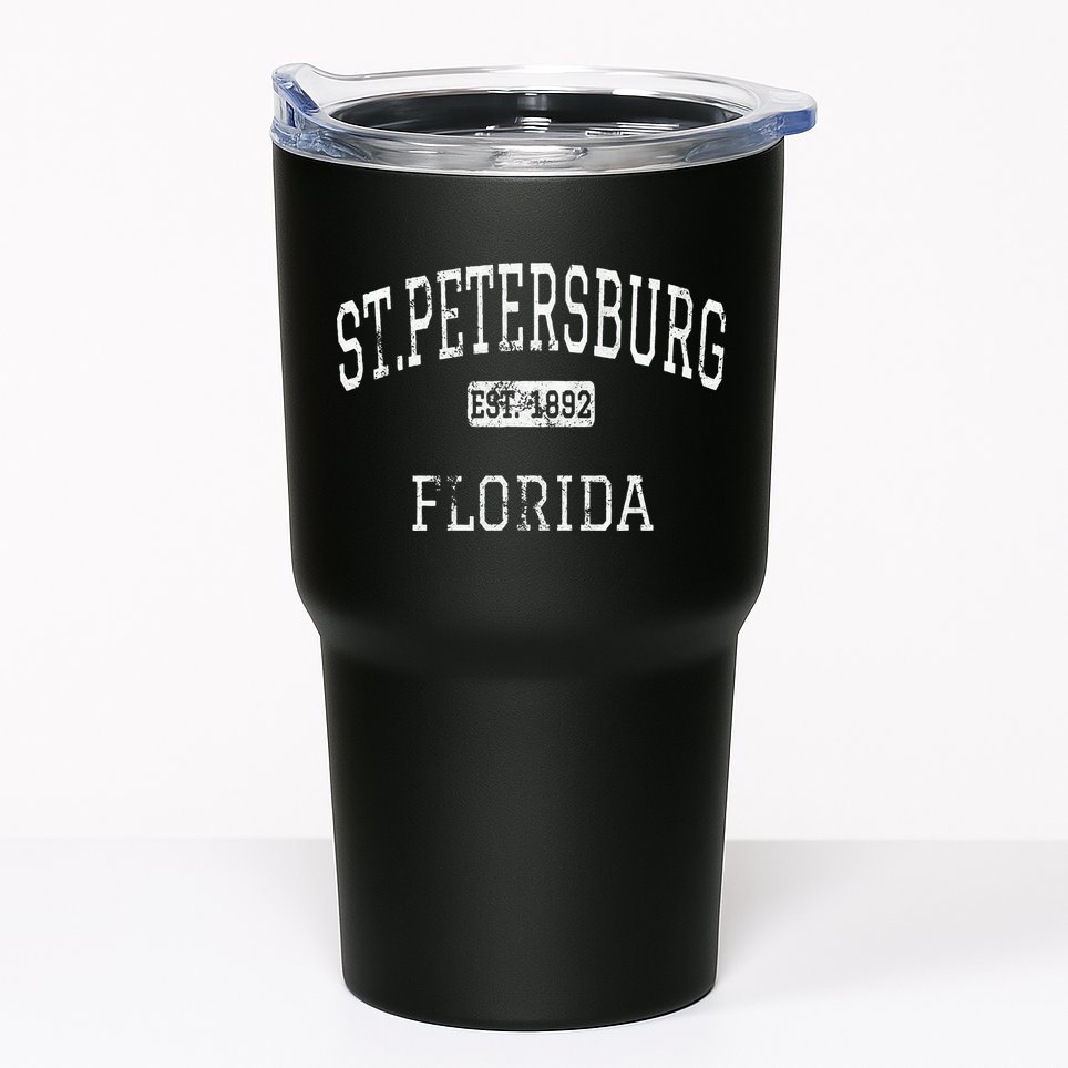 St Petersburg Florida FL Vintage Tumbler
