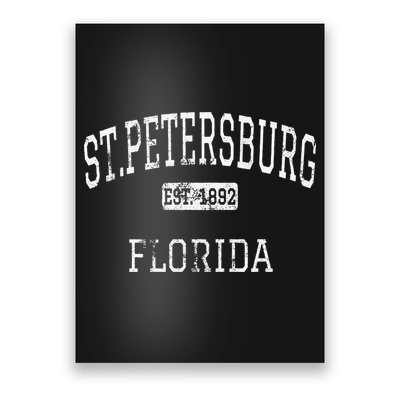 St Petersburg Florida FL Vintage Poster