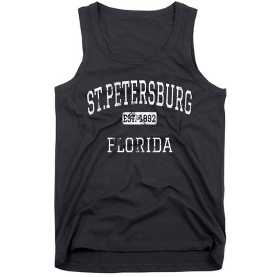 St Petersburg Florida FL Vintage Tank Top