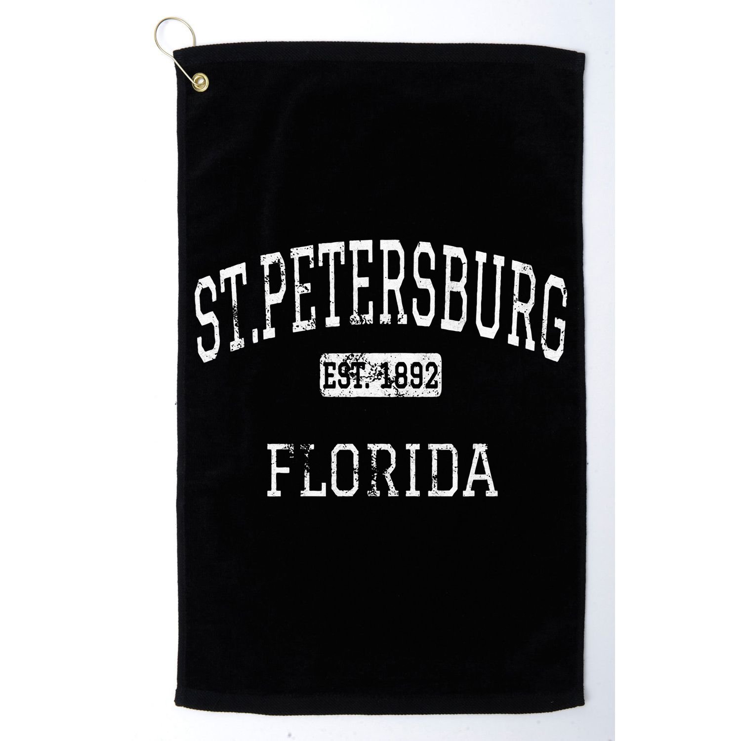 St Petersburg Florida FL Vintage Golf Towel