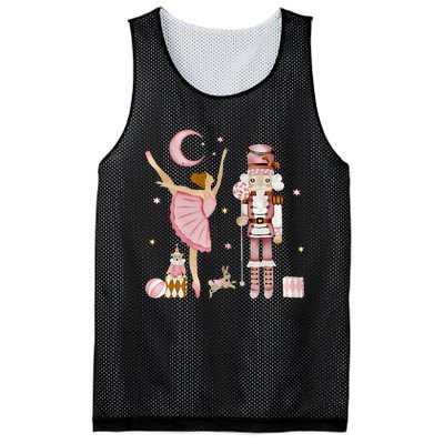 Sugar Plum Fairy Nutcracker Christmas Cute Xmas Mesh Reversible Basketball Jersey Tank