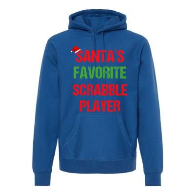 Scrabble Player Funny Pajama Christmas Gift Premium Hoodie