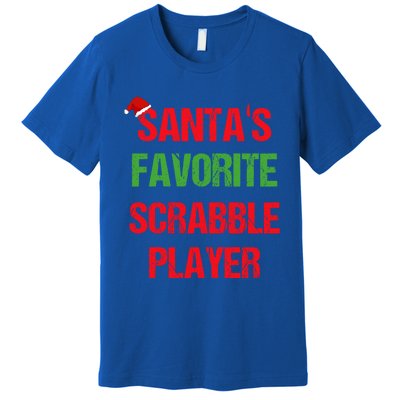 Scrabble Player Funny Pajama Christmas Gift Premium T-Shirt