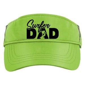 Surfing Papa Funny Surfing Dad Father Gift Adult Drive Performance Visor