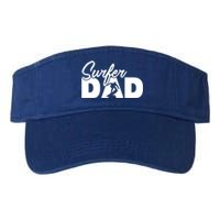 Surfing Papa Funny Surfing Dad Father Gift Valucap Bio-Washed Visor