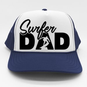 Surfing Papa Funny Surfing Dad Father Gift Trucker Hat