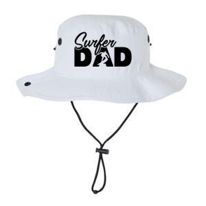 Surfing Papa Funny Surfing Dad Father Gift Legacy Cool Fit Booney Bucket Hat