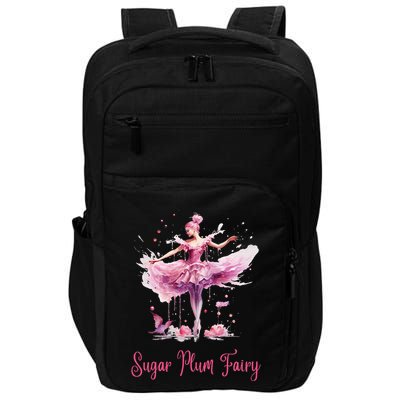 Sugar Plum Fairy Enchanting Nutcracker Ballet Fans Impact Tech Backpack