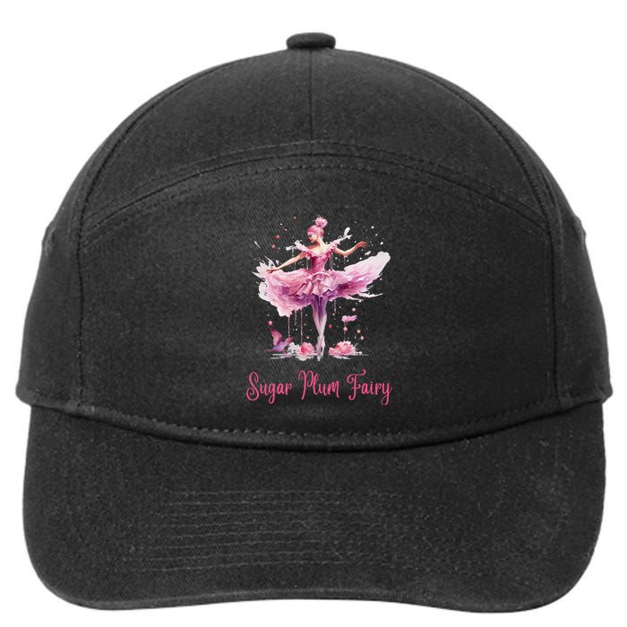 Sugar Plum Fairy Enchanting Nutcracker Ballet Fans 7-Panel Snapback Hat