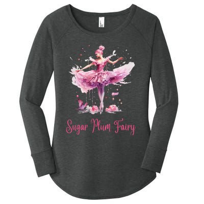 Sugar Plum Fairy Enchanting Nutcracker Ballet Fans Women's Perfect Tri Tunic Long Sleeve Shirt