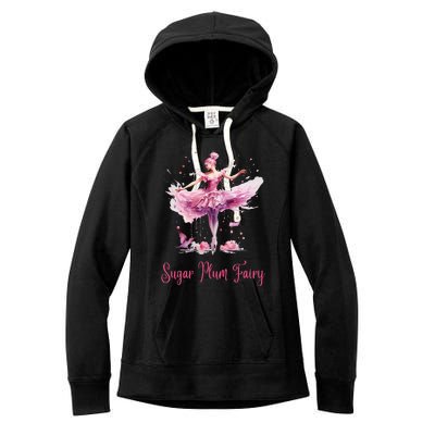 Sugar Plum Fairy Enchanting Nutcracker Ballet Fans Women's Fleece Hoodie