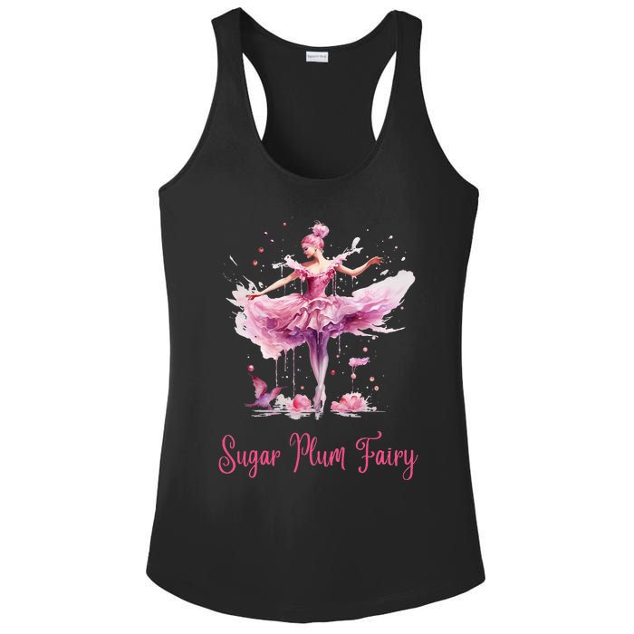 Sugar Plum Fairy Enchanting Nutcracker Ballet Fans Ladies PosiCharge Competitor Racerback Tank