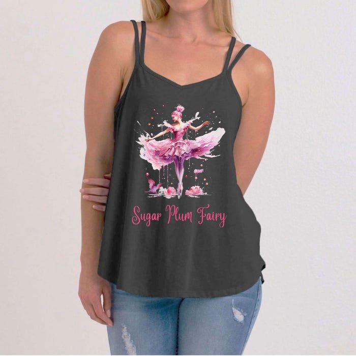 Sugar Plum Fairy Enchanting Nutcracker Ballet Fans Women's Strappy Tank