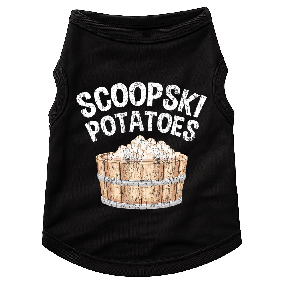 Scoopski Potato Funny Potatoes Vegetables Chips Doggie Tank