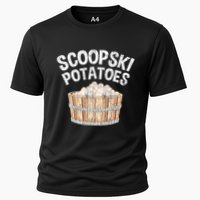 Scoopski Potato Funny Potatoes Vegetables Chips Cooling Performance Crew T-Shirt