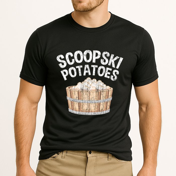 Scoopski Potato Funny Potatoes Vegetables Chips Cooling Performance Crew T-Shirt