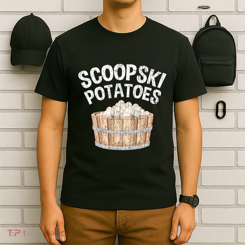 Scoopski Potato Funny Potatoes Vegetables Chips T-Shirt