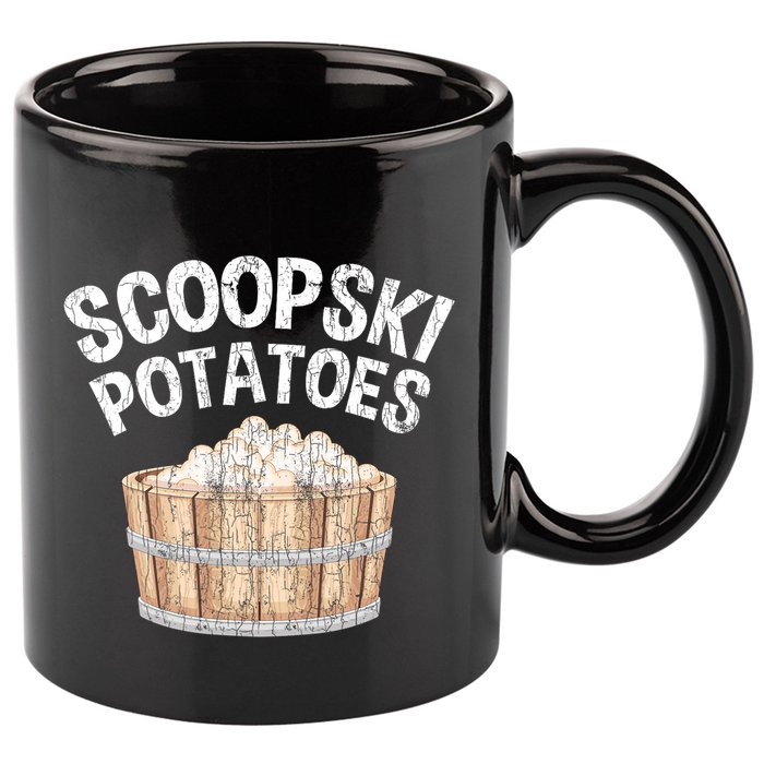Scoopski Potato Funny Potatoes Vegetables Chips 11oz C Handle Ceramic Mug