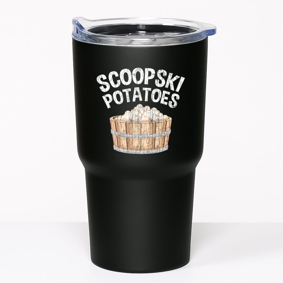 Scoopski Potato Funny Potatoes Vegetables Chips Tumbler