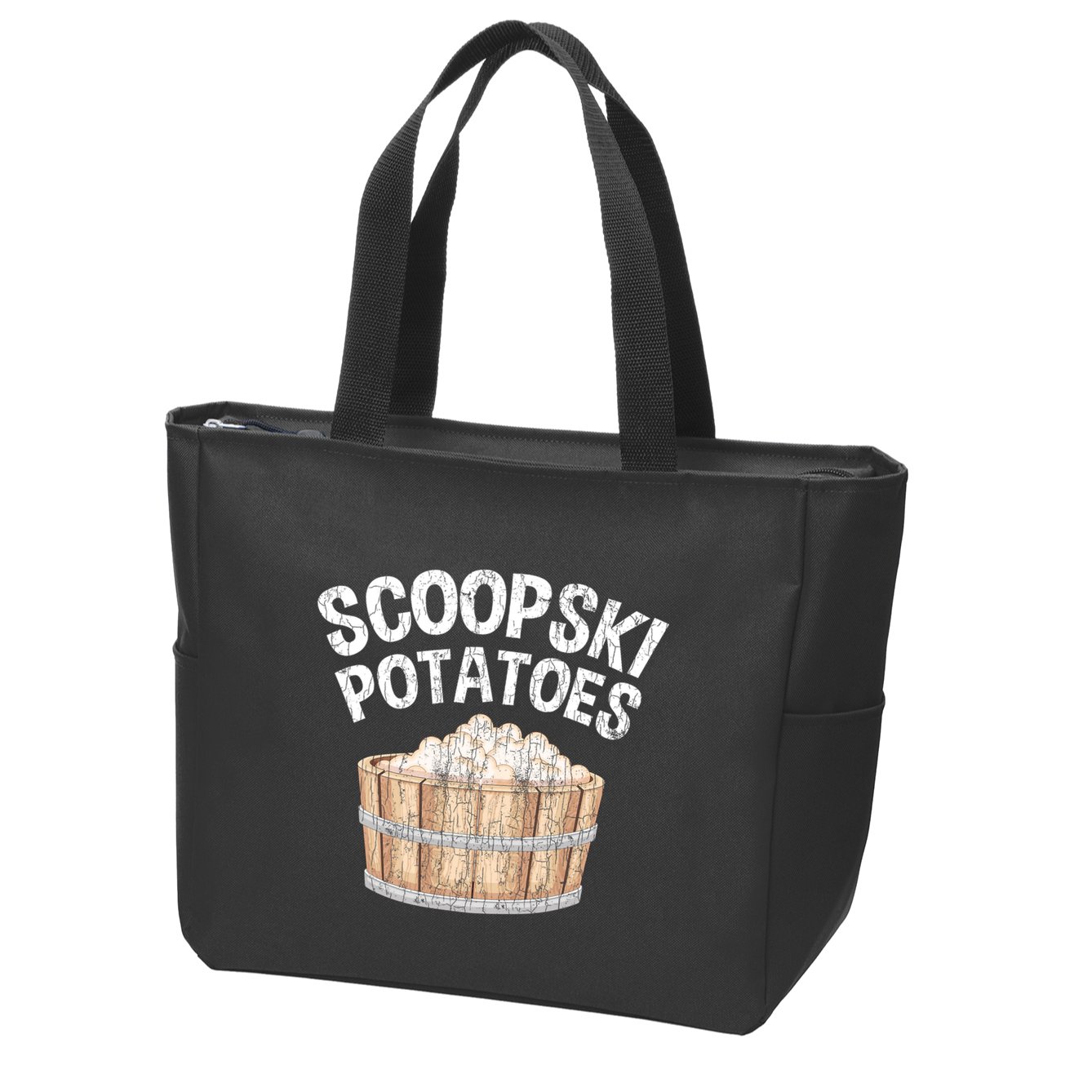 Scoopski Potato Funny Potatoes Vegetables Chips Zip Tote Bag