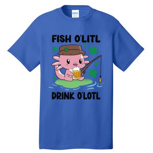 St Patricks Fish O'litl O'lotl Axolotl Fishing Funny Cute Gift Tall T-Shirt