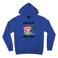 St Patricks Fish O'litl O'lotl Axolotl Fishing Funny Cute Gift Tall Hoodie