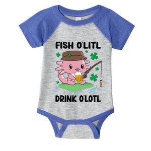 St Patricks Fish O'litl O'lotl Axolotl Fishing Funny Cute Gift Infant Baby Jersey Bodysuit