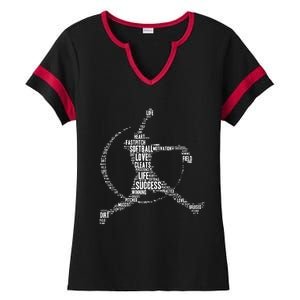 Softball Pitcher Fastpitch T Softball Mom Ladies Halftime Notch Neck Tee