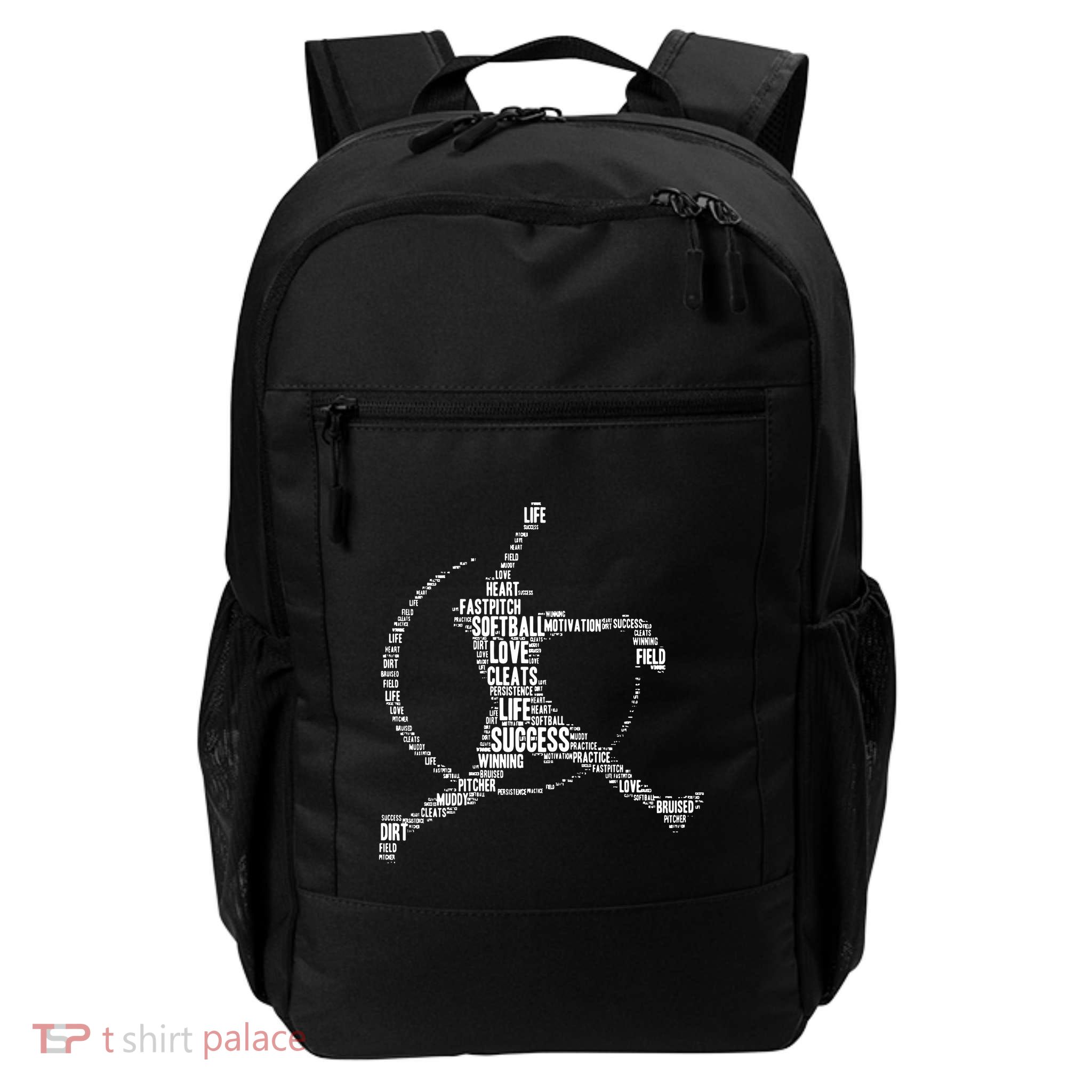 Softball Pitcher Fastpitch T Softball Mom Backpack