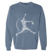 Softball Pitcher Fastpitch T Softball Mom Garment-Dyed Sweatshirt